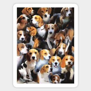 Beagles Sticker